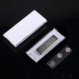 2000 Pack Magreen Black Magnetic Name Badge Holders with 3 Neodymium Magnets and 3M Adhesive Front Plate