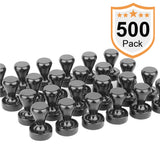500 pack magreen black magnetic push pins