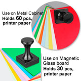 50 Pack Magreen Black Square Magnetic Hook