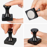 Black Square Magnetic Hook