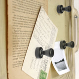 magreen black magnetic push pins