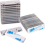 Magreen Silver Magnetic Name Badge Holders