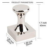 Silver Square Magnetic Hook