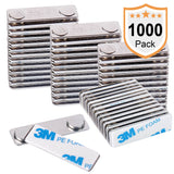 1000 Pack Magreen Magnetic Name Badge Holders with 2 Neodymium Magnets and 3M Adhesive Front Plate