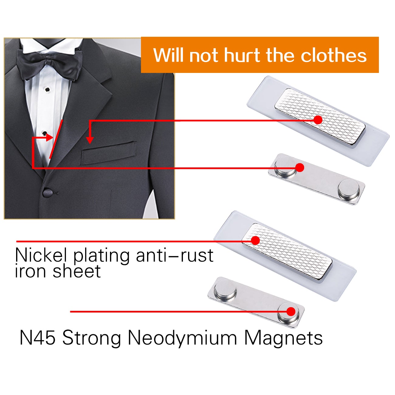 Magnetic Any-Shirt Cufflinks